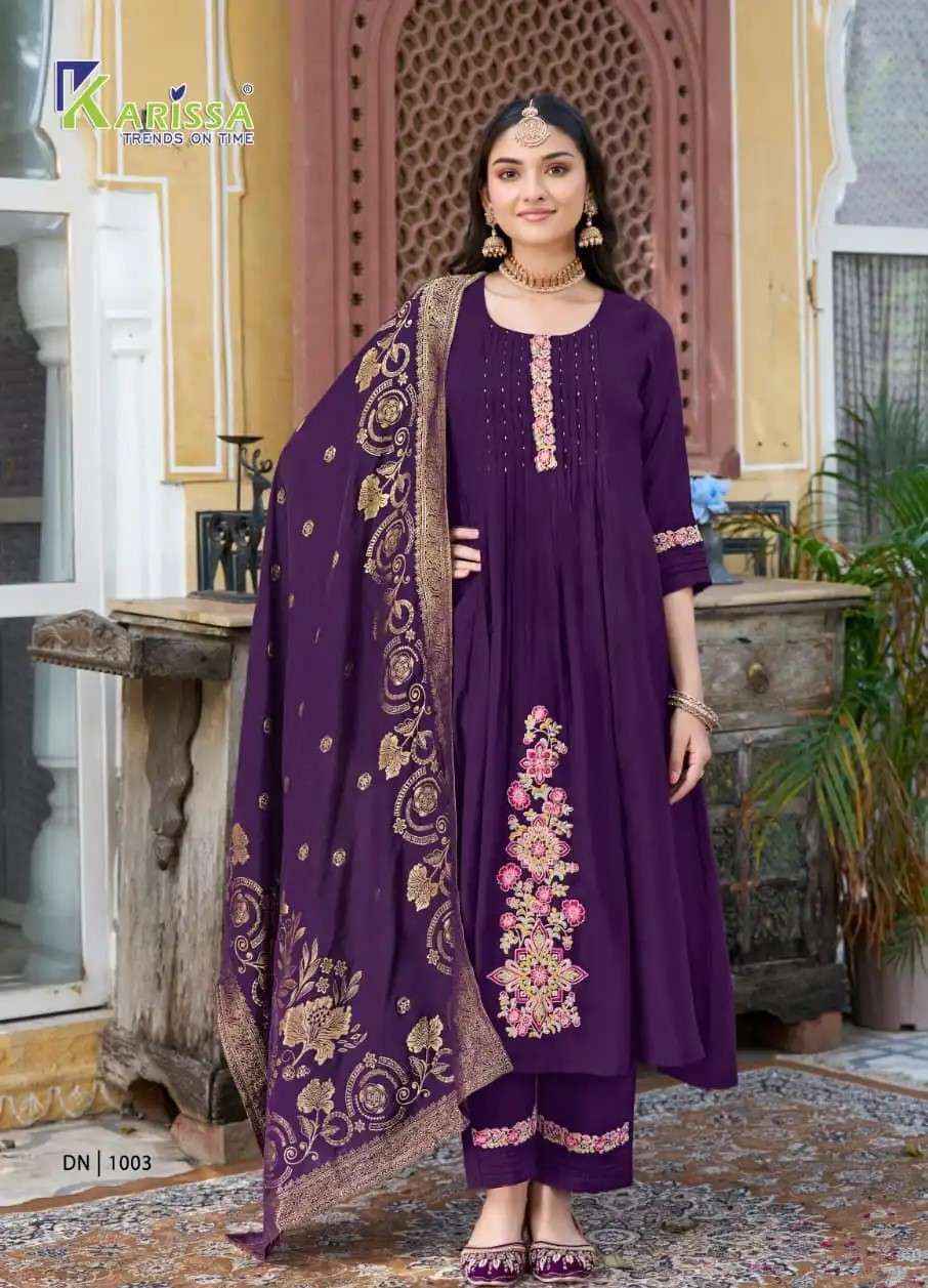 Karissa Gitanjali Viscose Silk Kurti Combo 4 pcs Catalogue