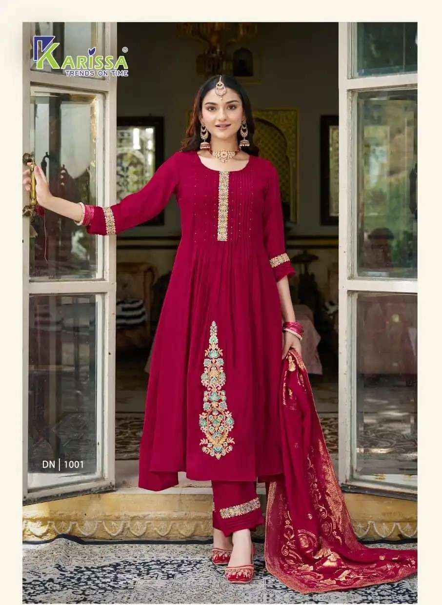 Karissa Gitanjali Viscose Silk Kurti Combo 4 pcs Catalogue