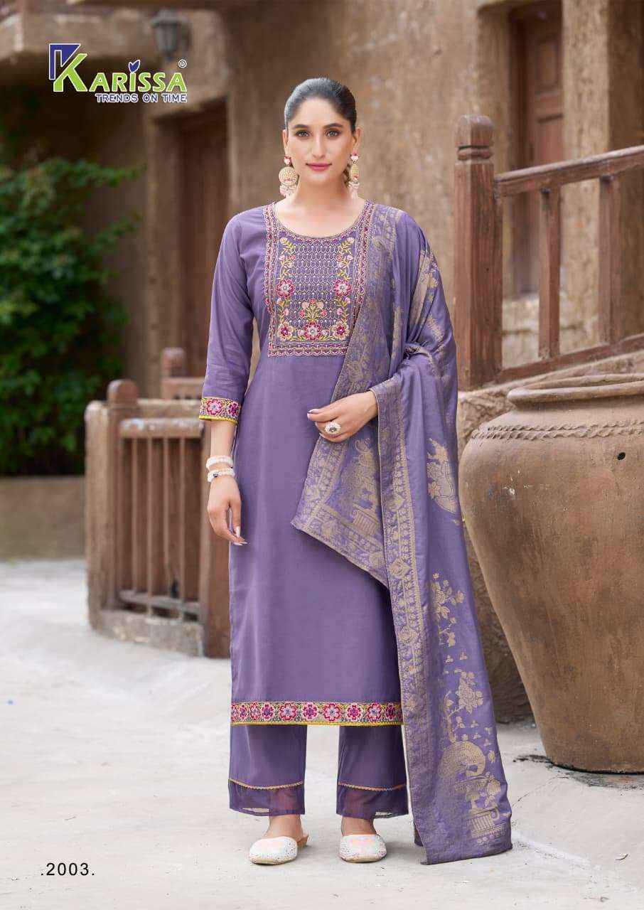 Karissa Riya Vol 2 Viscose Silk Kurti Combo 4 pcs Catalogue