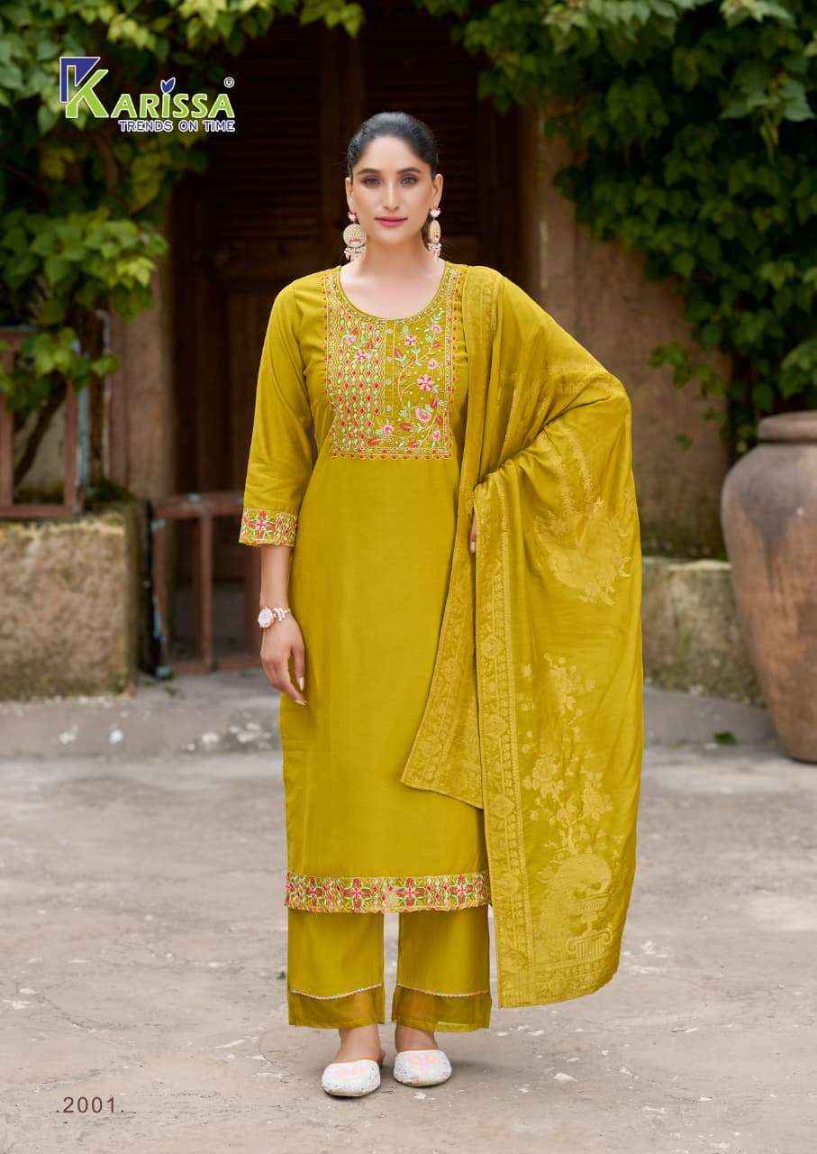 Karissa Riya Vol 2 Viscose Silk Kurti Combo 4 pcs Catalogue