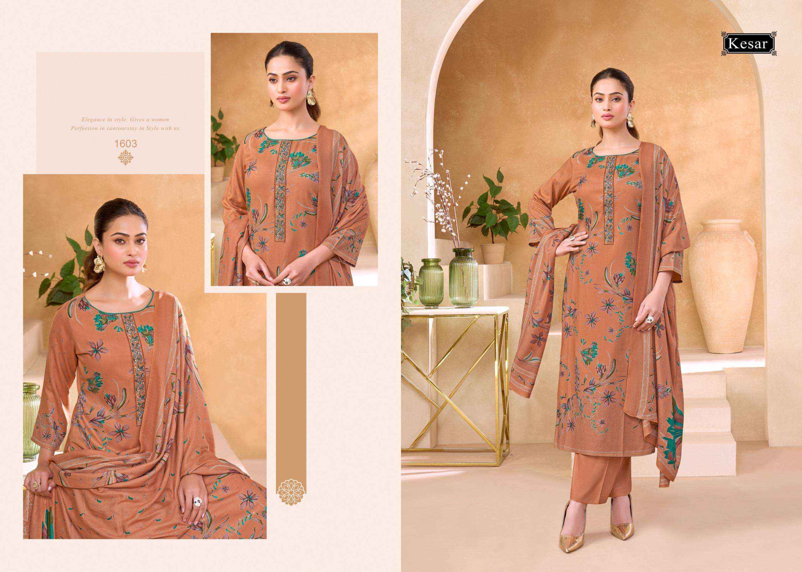 Kesar Sofiya 1601 Viscouse Pashmina Dress Material 4 pcs Catalogue