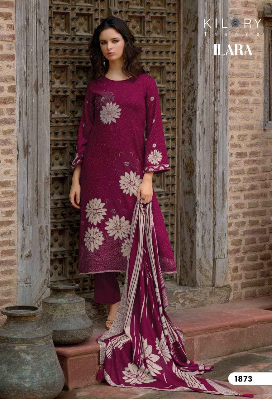 Kilory Trendz Ilara Viscouse Pashmina Dress Material 4 pcs Catalogue