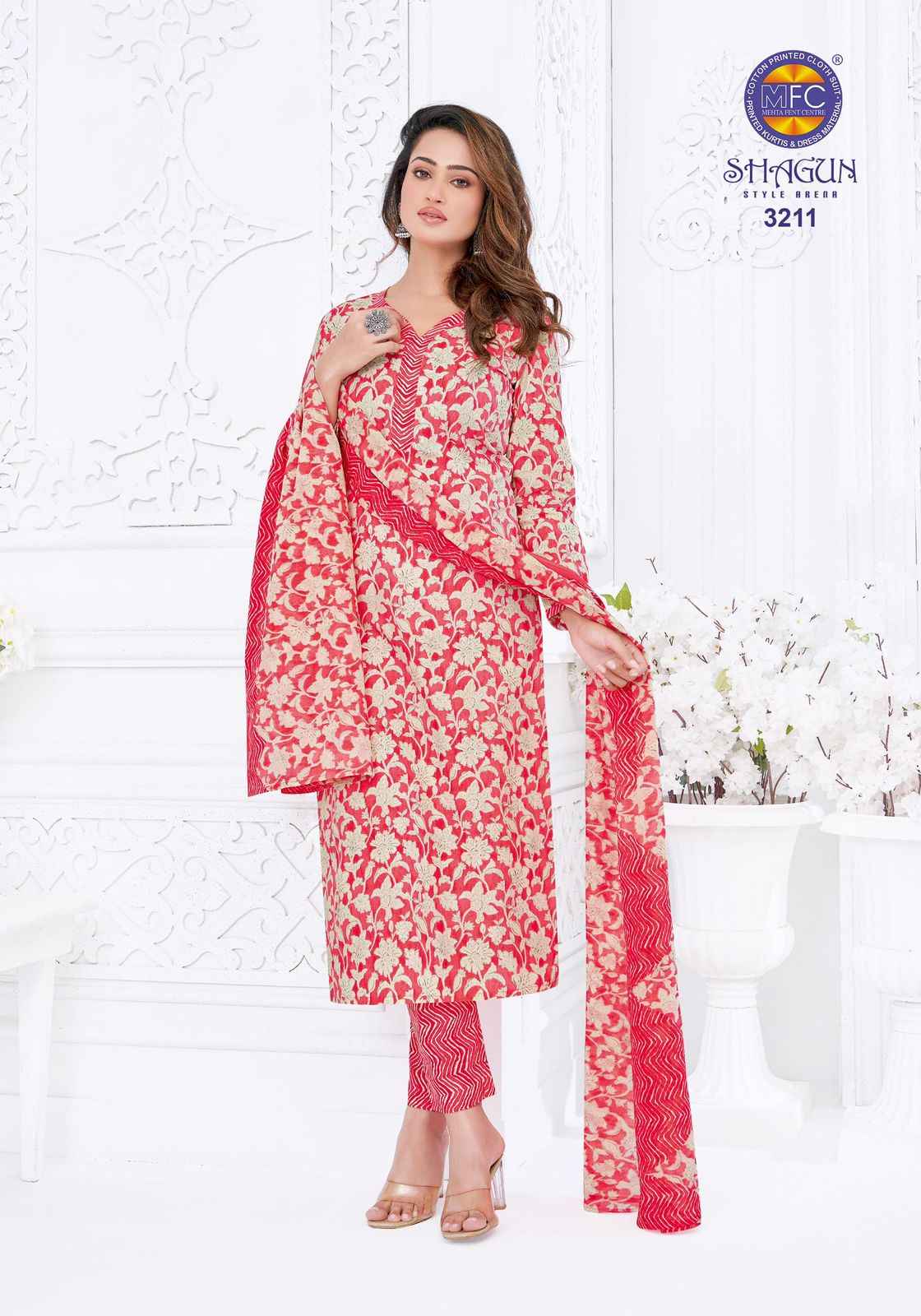 MFC Shagun Vol 32 Cotton Dress Material 20 pcs Catalogue