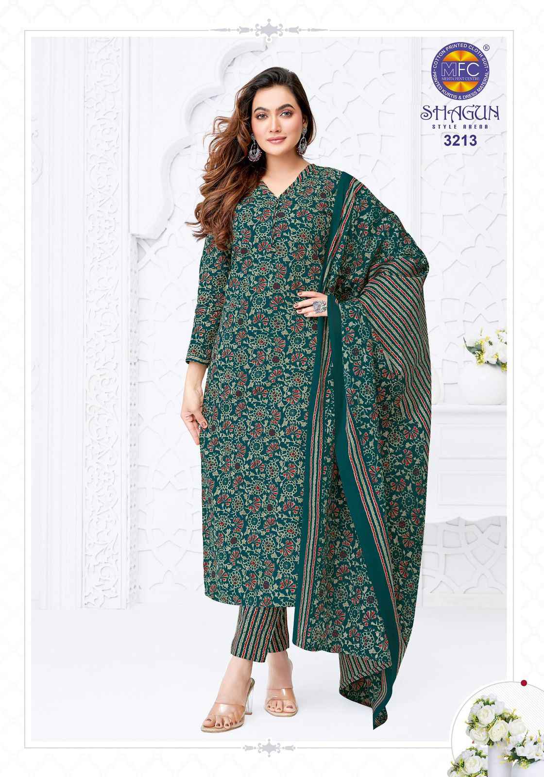 MFC Shagun Vol 32 Cotton Dress Material 20 pcs Catalogue