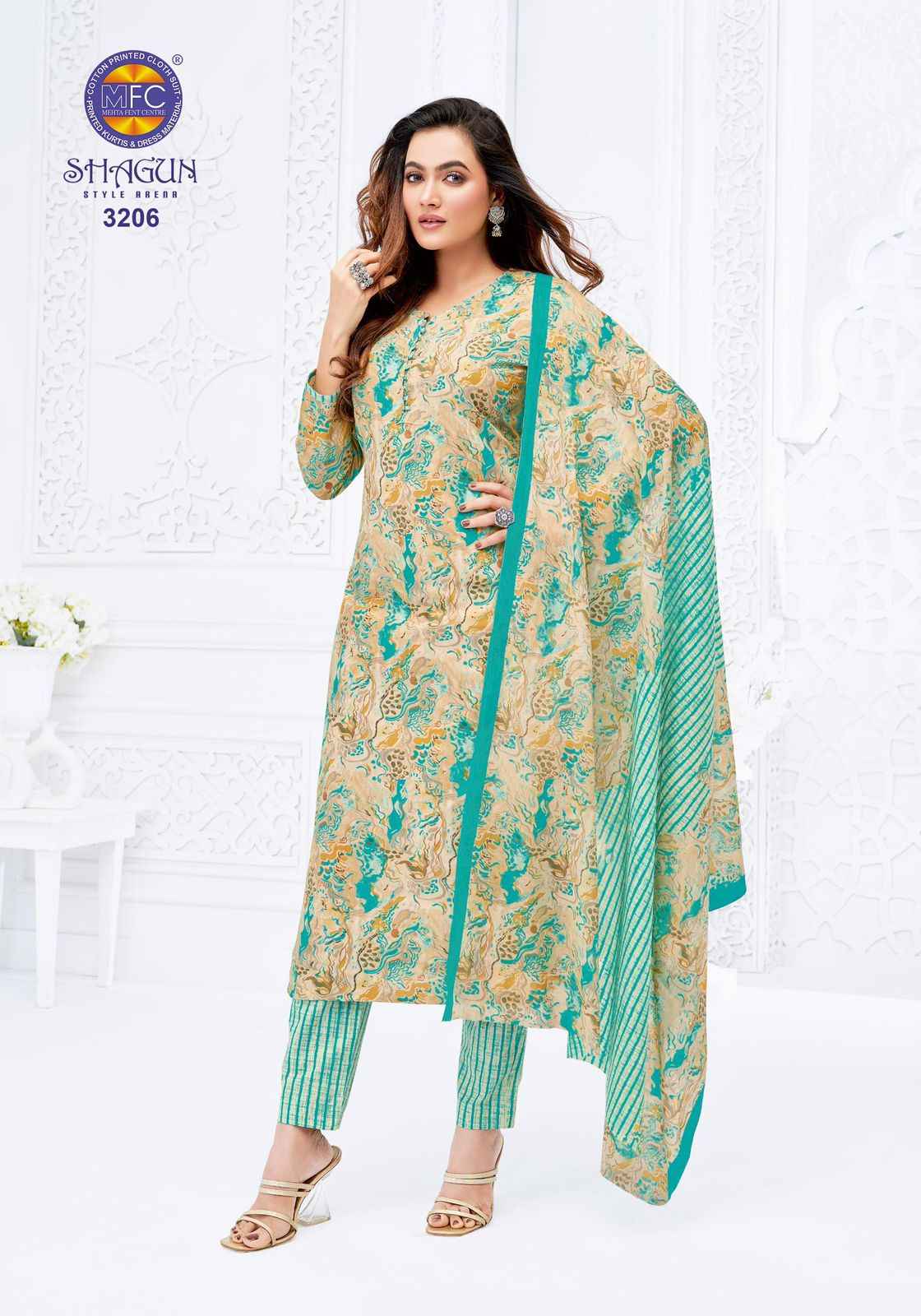 MFC Shagun Vol 32 Cotton Dress Material 20 pcs Catalogue