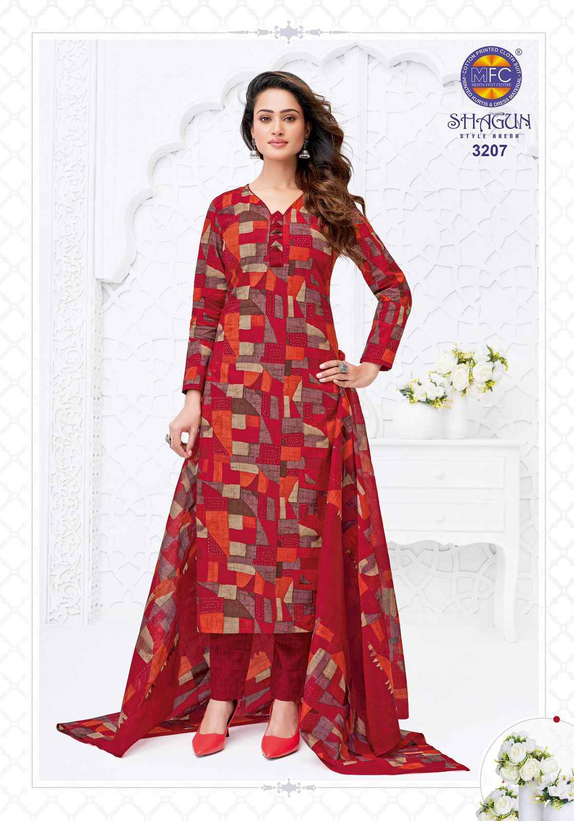 MFC Shagun Vol 32 Cotton Dress Material 20 pcs Catalogue