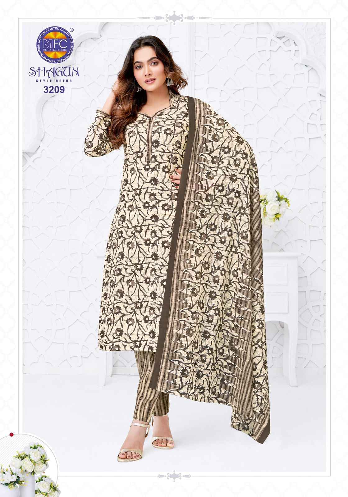 MFC Shagun Vol 32 Cotton Dress Material 20 pcs Catalogue