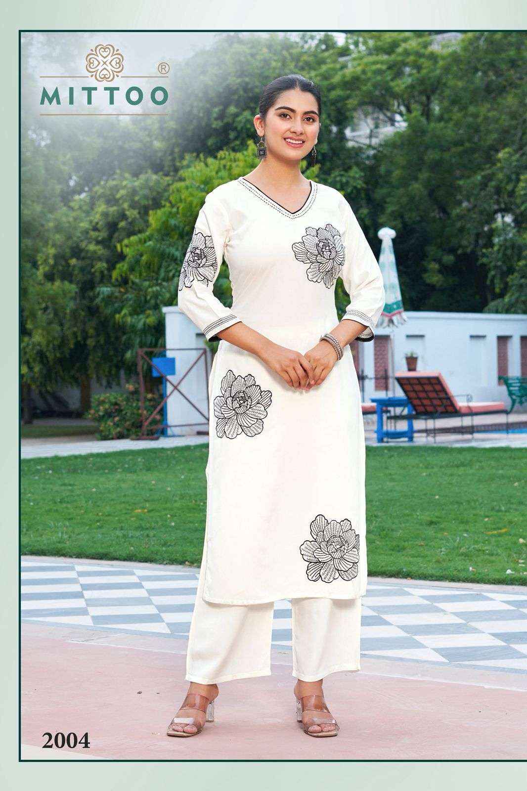 Mittoo Ramyaa Rayon Kurti with Bottom 5 pcs Catalogue