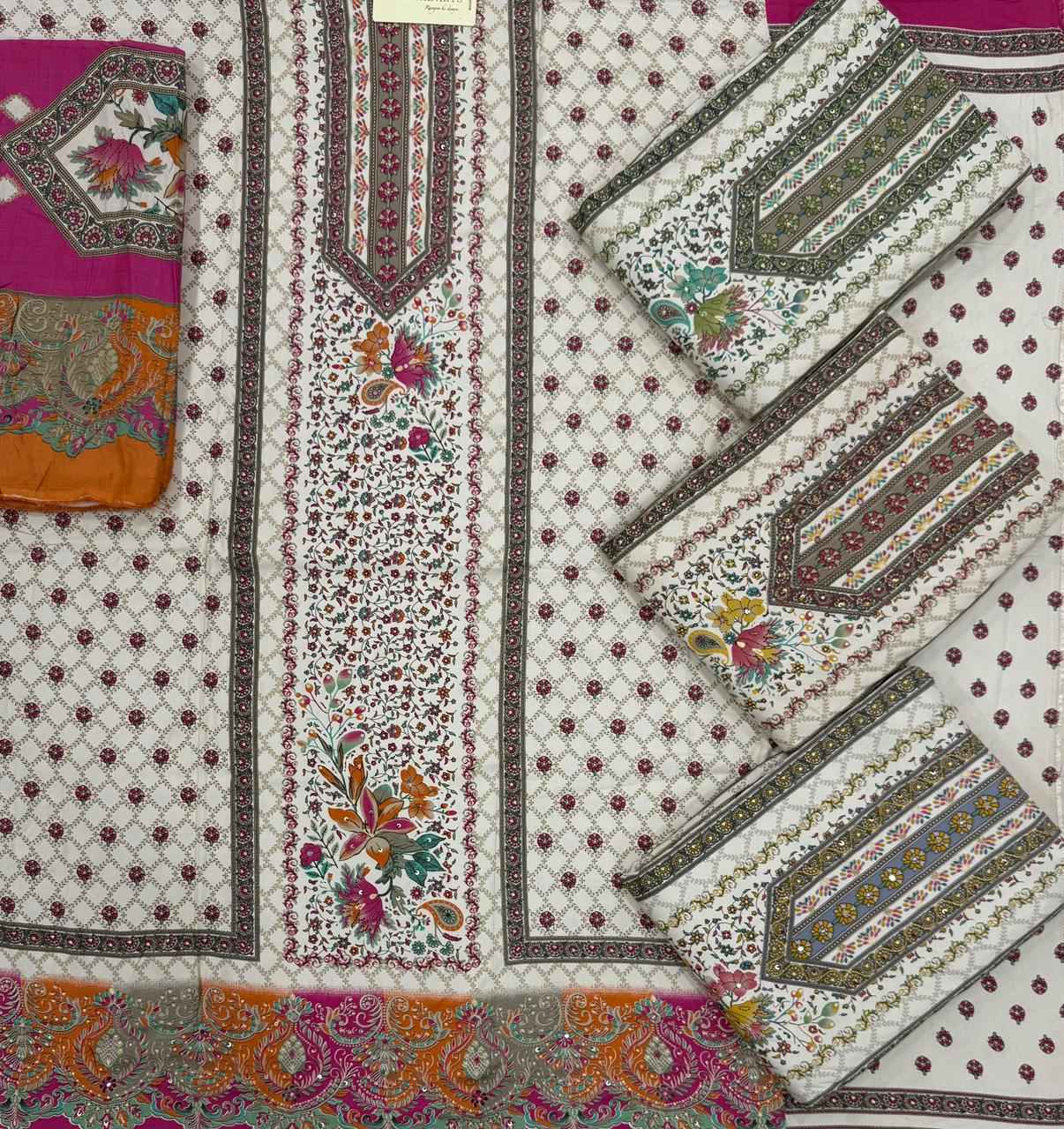 Mumtaz Arts Lavanya Viscose Pashmina Dress Material 4 pcs Catalogue