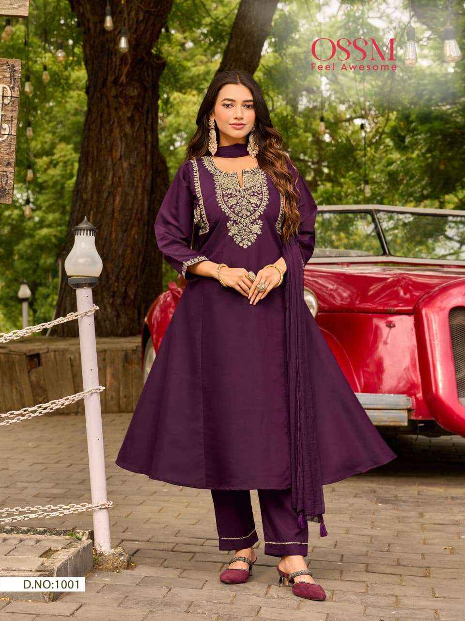 Ossm Gulzar Vol 2 Roman Silk Kurti Combo 6 pcs Catalogue