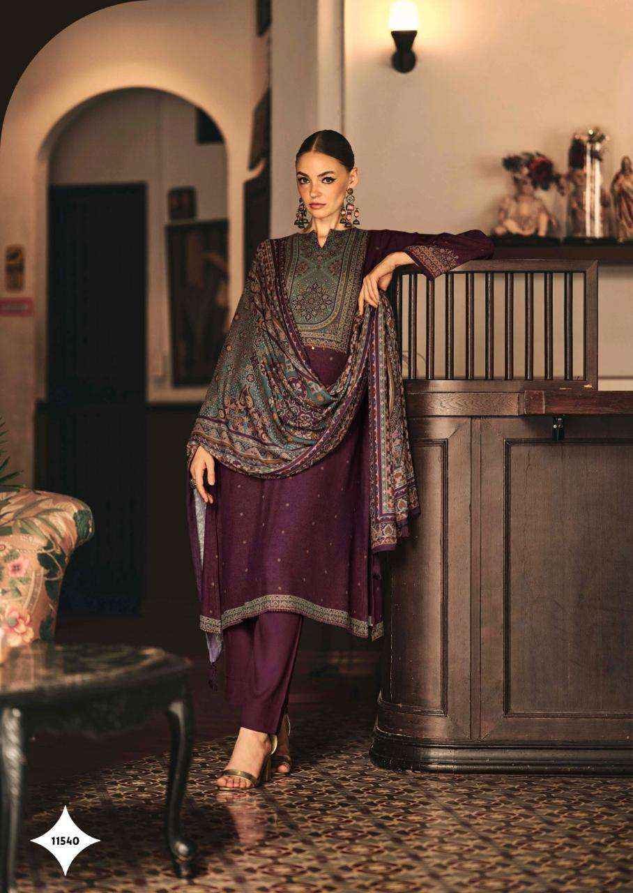 Sadhna Fashion Luna Viscose Pashmina Dress Material 6 pcs Catalogue