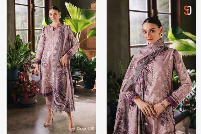 Shraddha Designer Jade Urbane Vol 3 Readymade Lawn Cotton Dress 5 pcs Catalogue