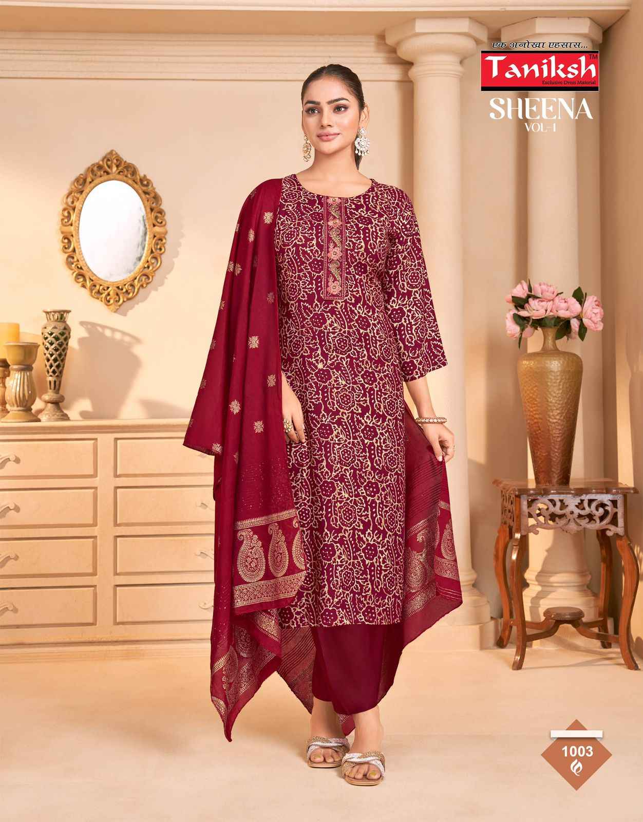 Taniksh Sheena Vol 1 Rayon Kurti Combo 8 pcs Catalogue
