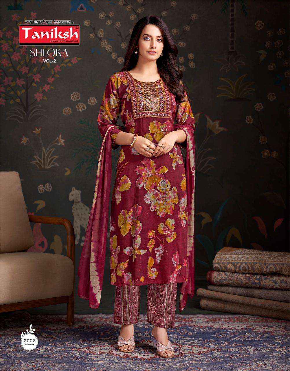 Taniksh Shloka Vol 2 Rayon Kurti Combo 8 pcs Catalogue