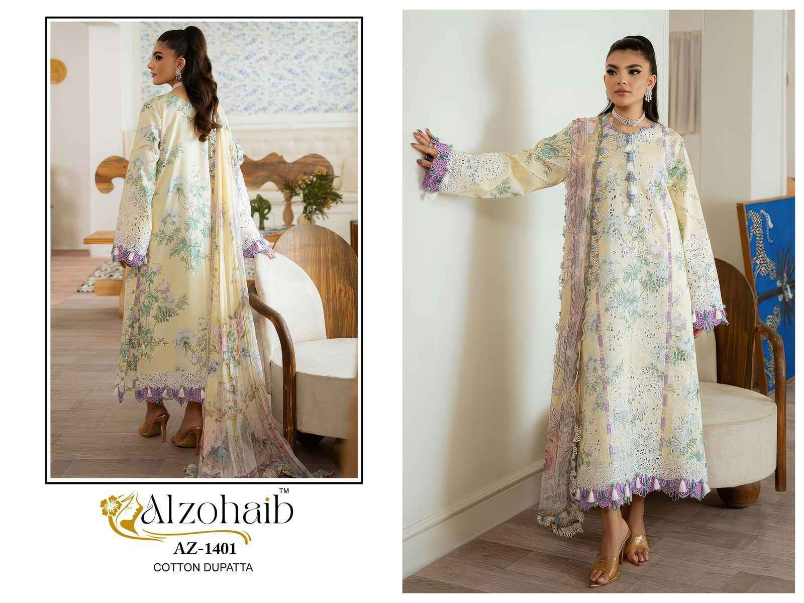 Alzohaib Riwayat Vol 1 Cotton Dress Material 5 pcs Catalogue