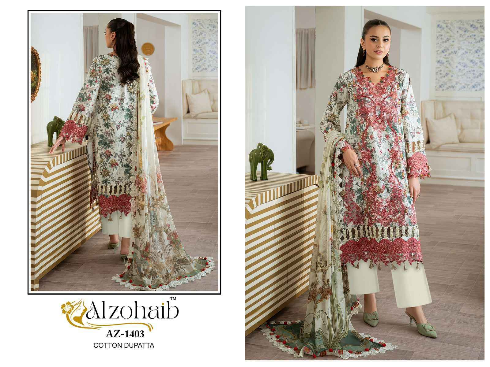 Alzohaib Riwayat Vol 1 Cotton Dress Material 5 pcs Catalogue