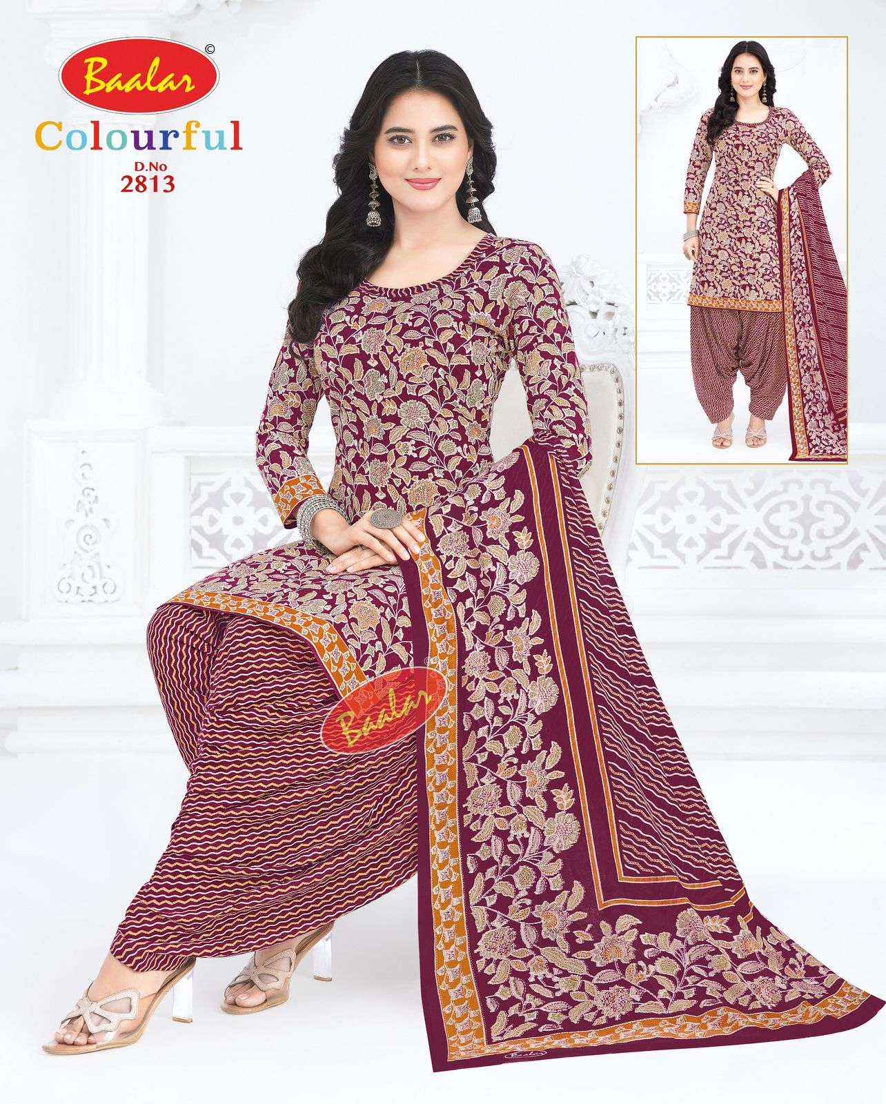 Baalar Colourful Vol 28 Cotton Dress Material 36 pcs Catalogue