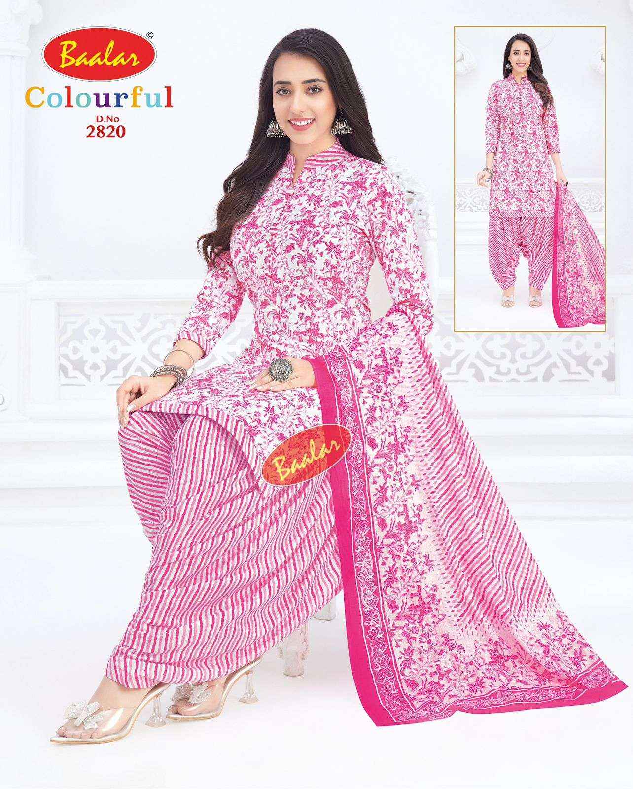 Baalar Colourful Vol 28 Cotton Dress Material 36 pcs Catalogue