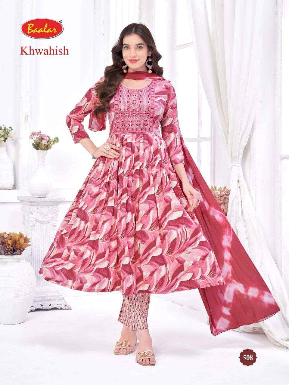 Baalar Khwahish Vol 3 Cotton Kurti Combo 8 pcs Catalogue