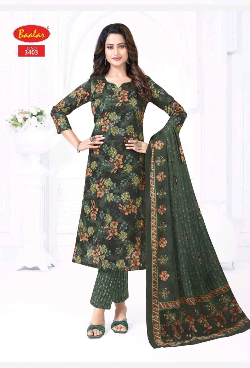 Baalar Zaara Patiyala Vol 34 Readymade Cotton Dress 18 pcs Catalogue