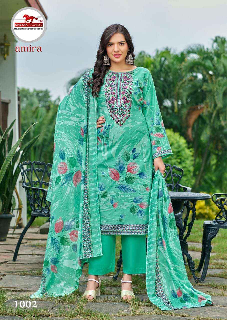 Chetak Fashion Amira Vol 1 Cotton Dress Material 8 pcs Catalogue