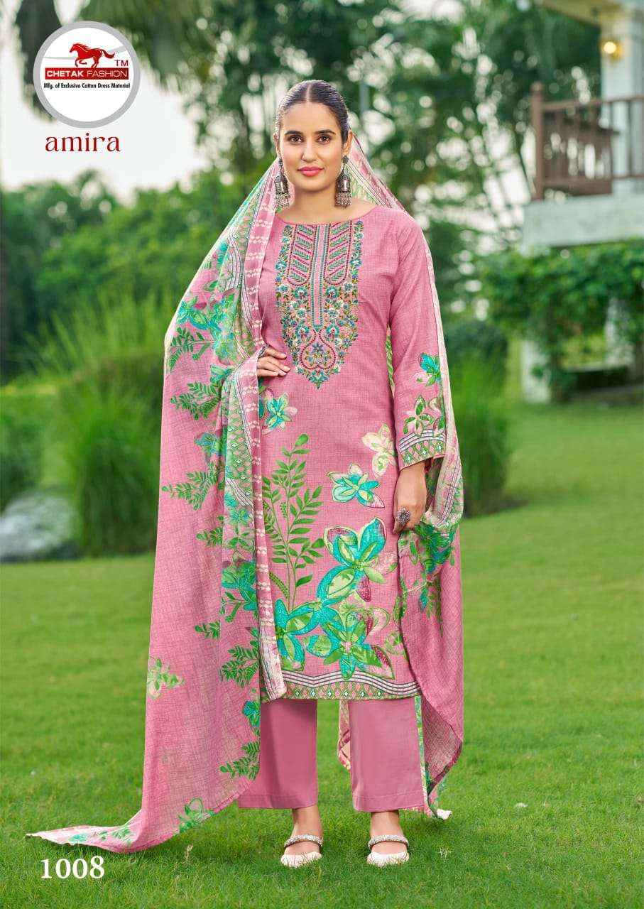 Chetak Fashion Amira Vol 1 Cotton Dress Material 8 pcs Catalogue