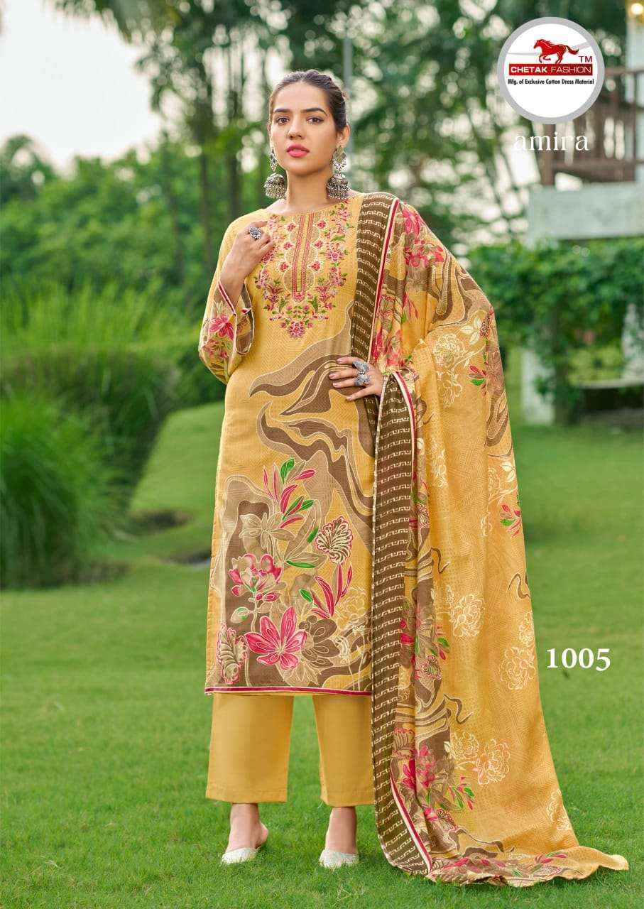 Chetak Fashion Amira Vol 1 Cotton Dress Material 8 pcs Catalogue