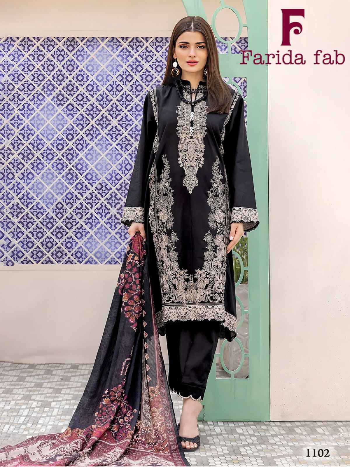 Farida Fab Crimsons Vol 11 Cotton Dress Material 6 pcs Catalogue