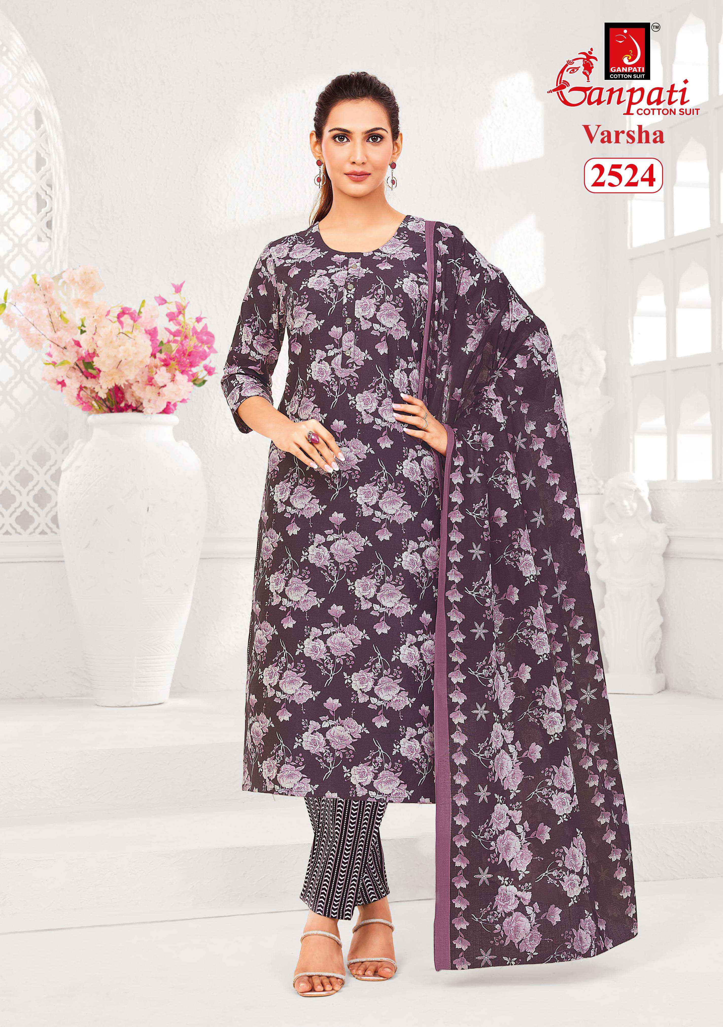 Ganpati Varsha Vol 13 Cotton Dress Material 15 pcs Catalogue