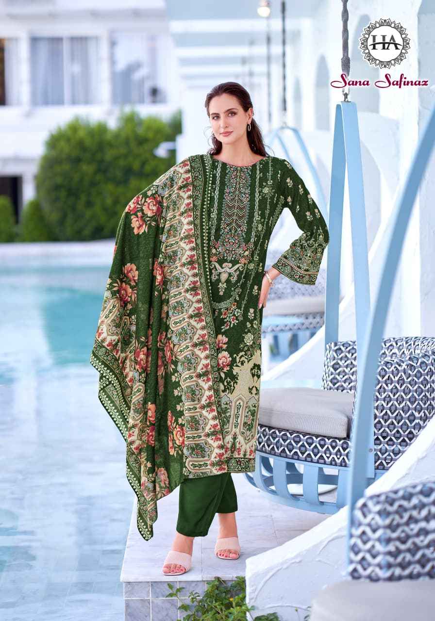 Harshit Fashion Sana Safinaz Cotton Dress Material 8 pcs Catalogue