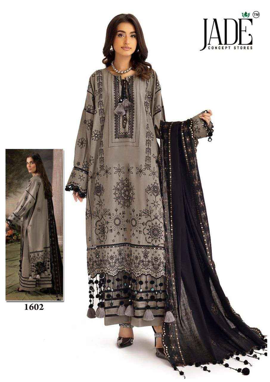 Jade Bin Saeed Heavy Luxury Vol 16 Readymade Lawn Cotton Dress 6 pcs Catalogue