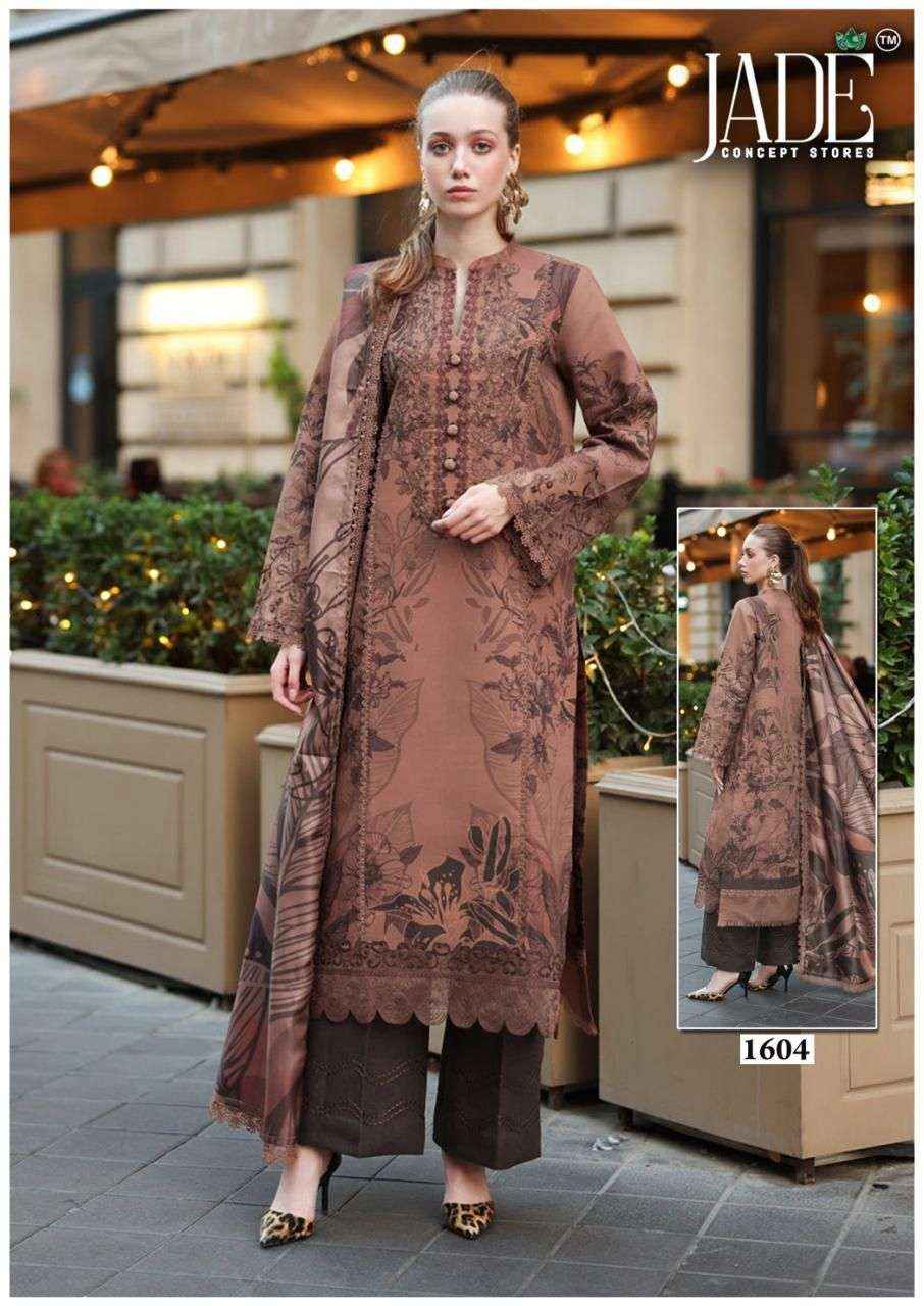 Jade Bin Saeed Heavy Luxury Vol 16 Readymade Lawn Cotton Dress 6 pcs Catalogue