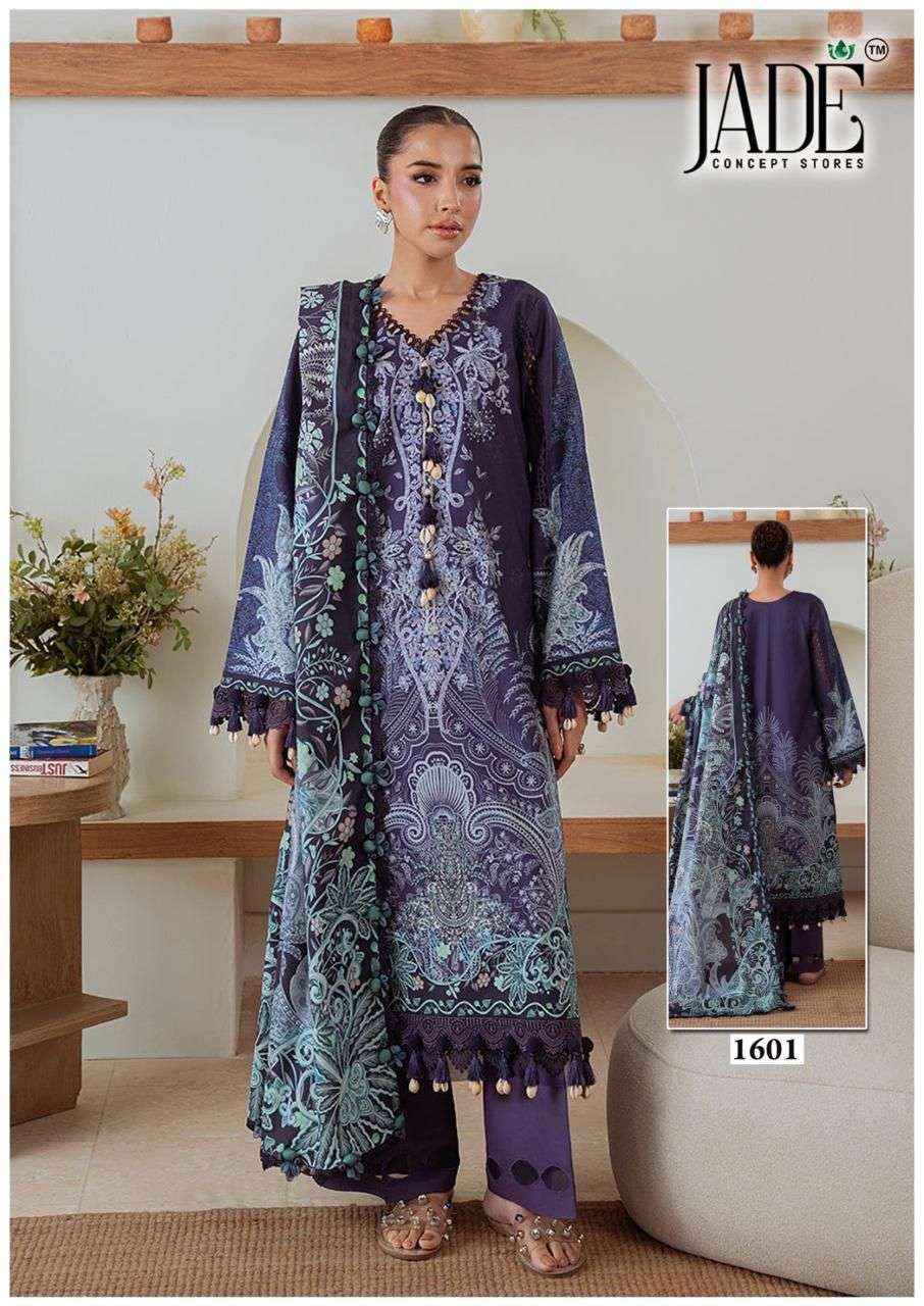 Jade Bin Saeed Heavy Luxury Vol 16 Readymade Lawn Cotton Dress 6 pcs Catalogue