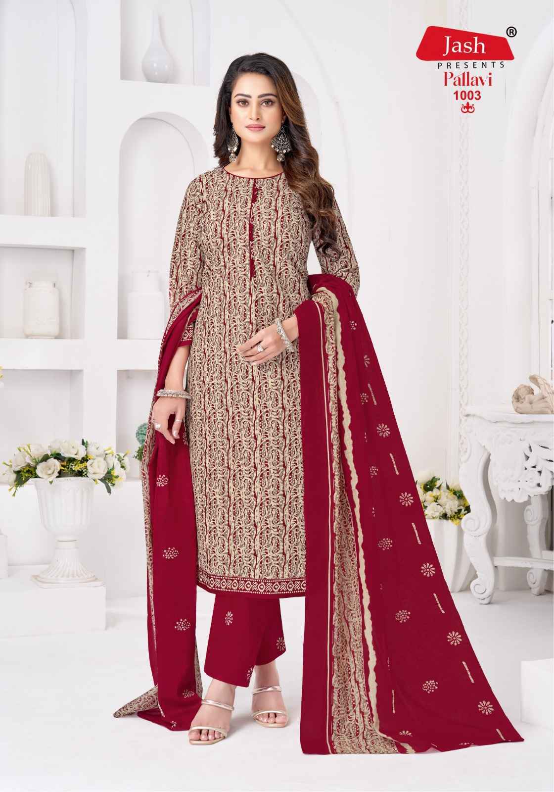 Jash Pallavi Vol 1 Cotton Dress Material 10 pcs Catalogue