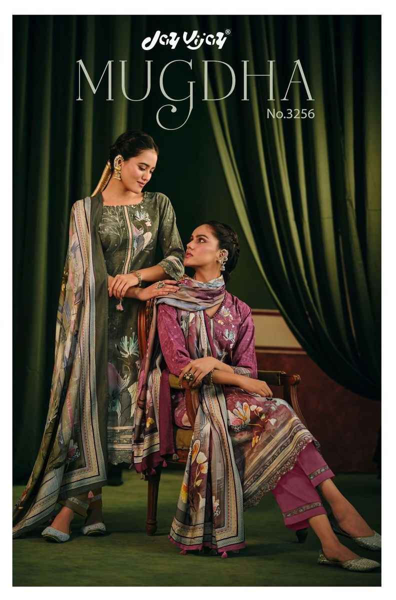 Jay Vijay Mugdha 3256 Corduroy Dress Material 4 pcs Catalogue
