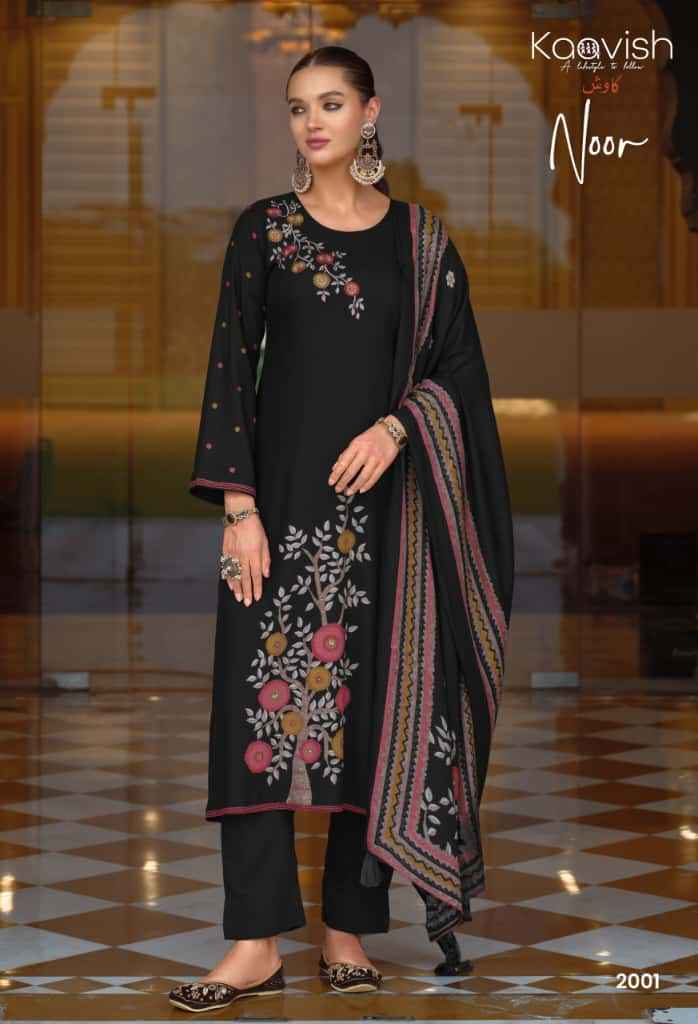 Kaavish Noor Viscouse Pashmina Dress Material 4 pcs Catalogue