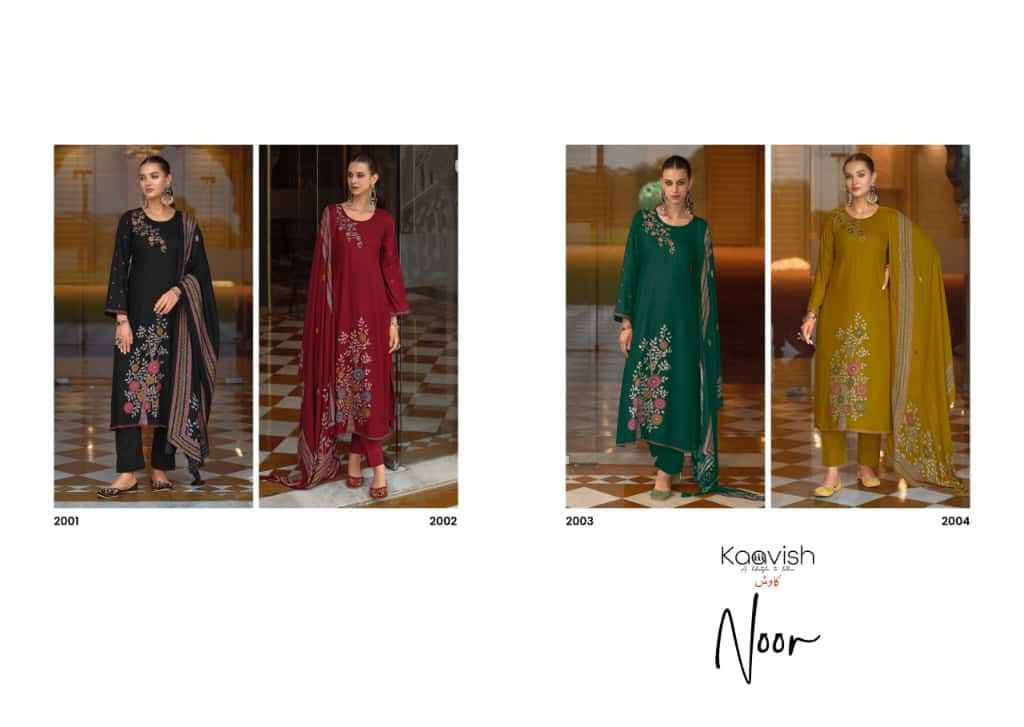 Kaavish Noor Viscouse Pashmina Dress Material 4 pcs Catalogue