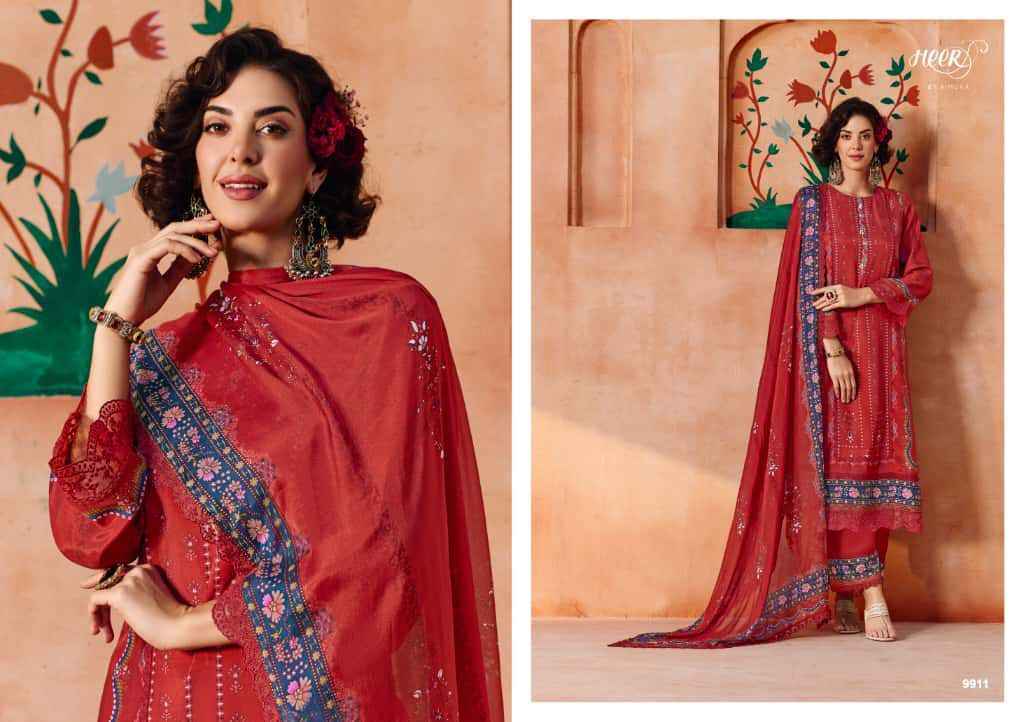 Kimora Heer Ishqia Pashmina Dress Material 6 pcs Catalogue