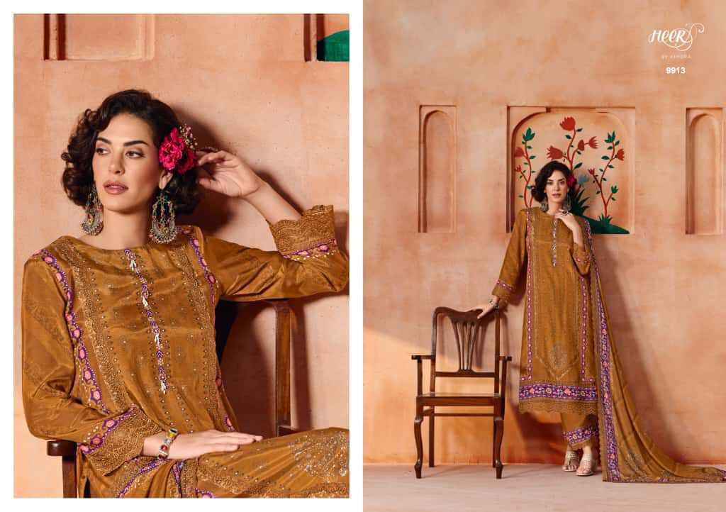 Kimora Heer Ishqia Pashmina Dress Material 6 pcs Catalogue