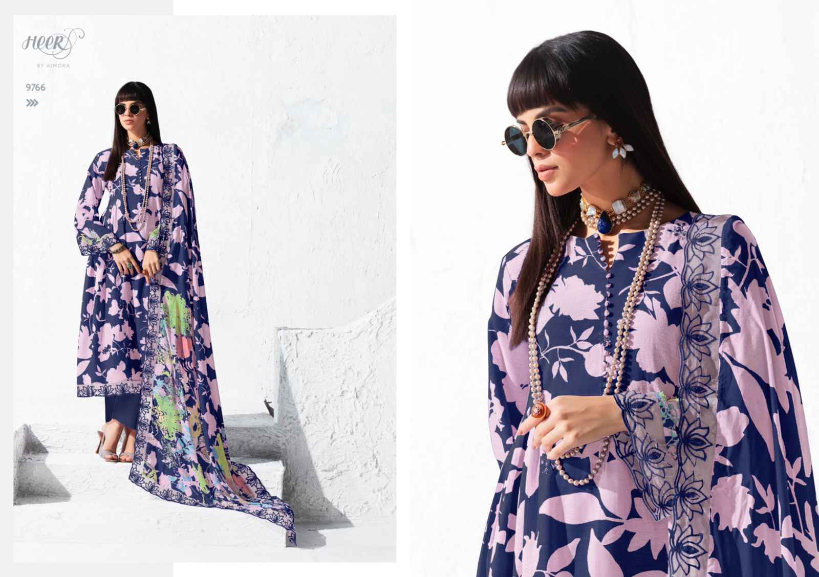 Kimora Heer Super Hit List Muslin Dress Material 5 pcs Catalogue