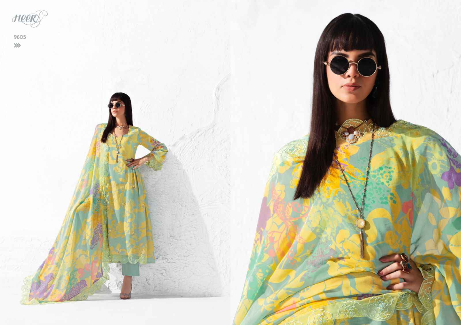 Kimora Heer Super Hit List Muslin Dress Material 5 pcs Catalogue