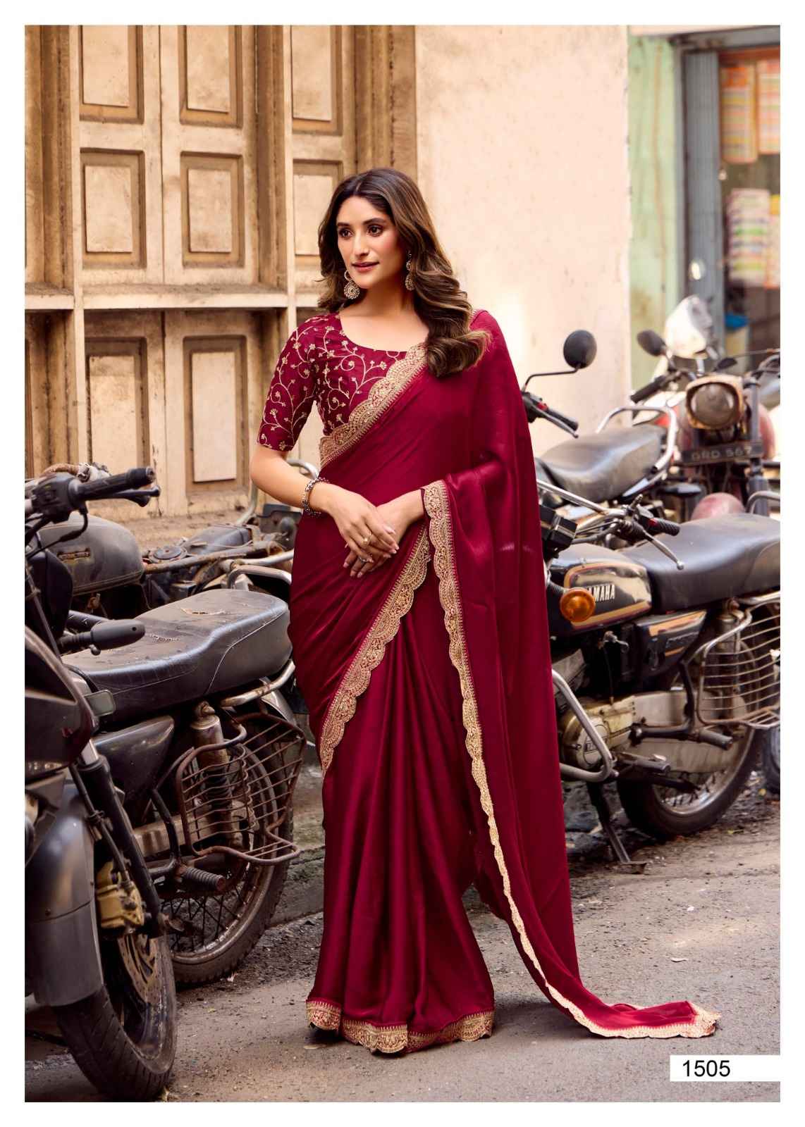 LT Fabrics Mangolia Vol 15 Malai Silk Saree 6 pcs Catalogue