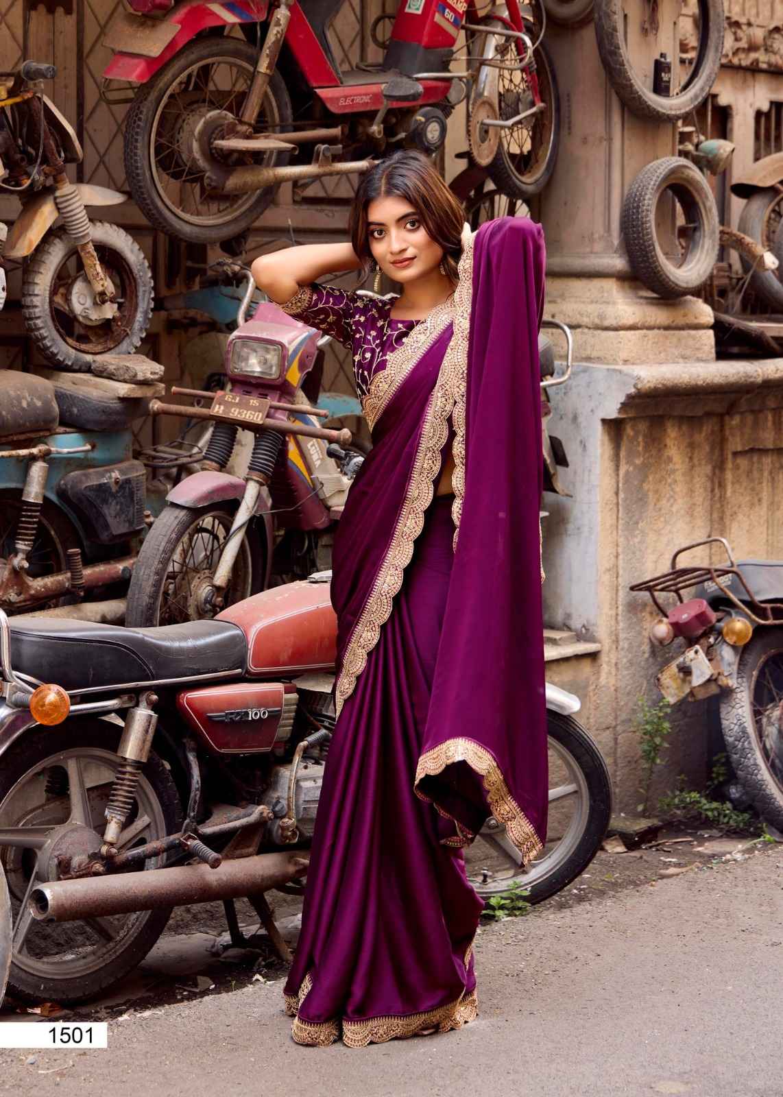 LT Fabrics Mangolia Vol 15 Malai Silk Saree 6 pcs Catalogue