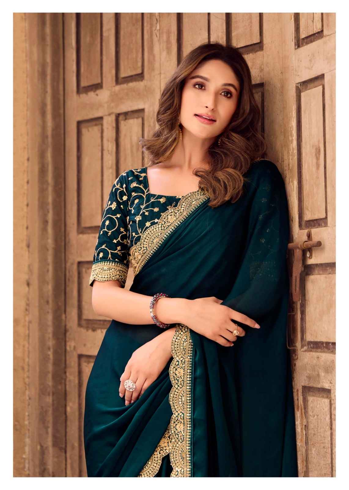 LT Fabrics Mangolia Vol 15 Malai Silk Saree 6 pcs Catalogue