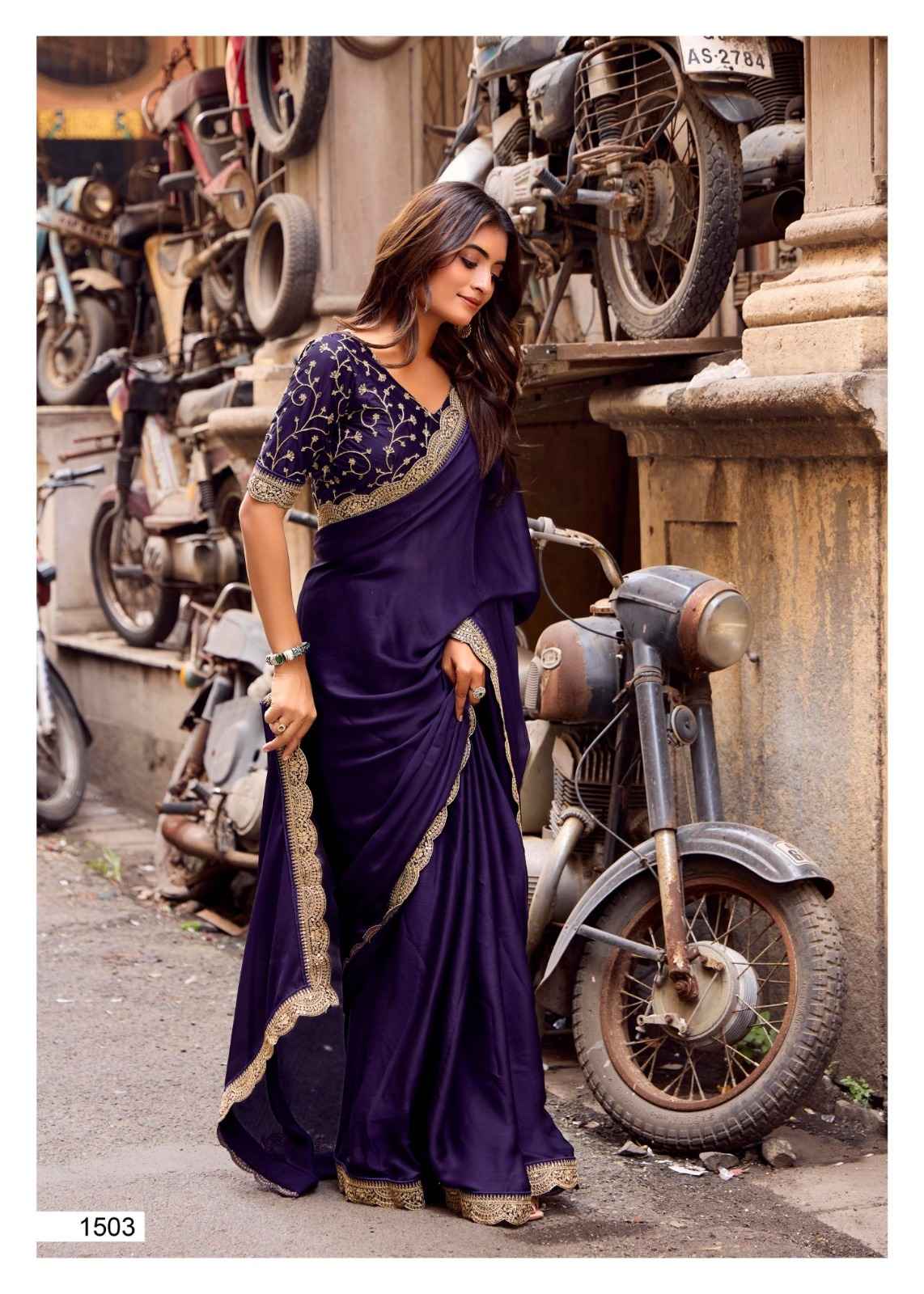 LT Fabrics Mangolia Vol 15 Malai Silk Saree 6 pcs Catalogue