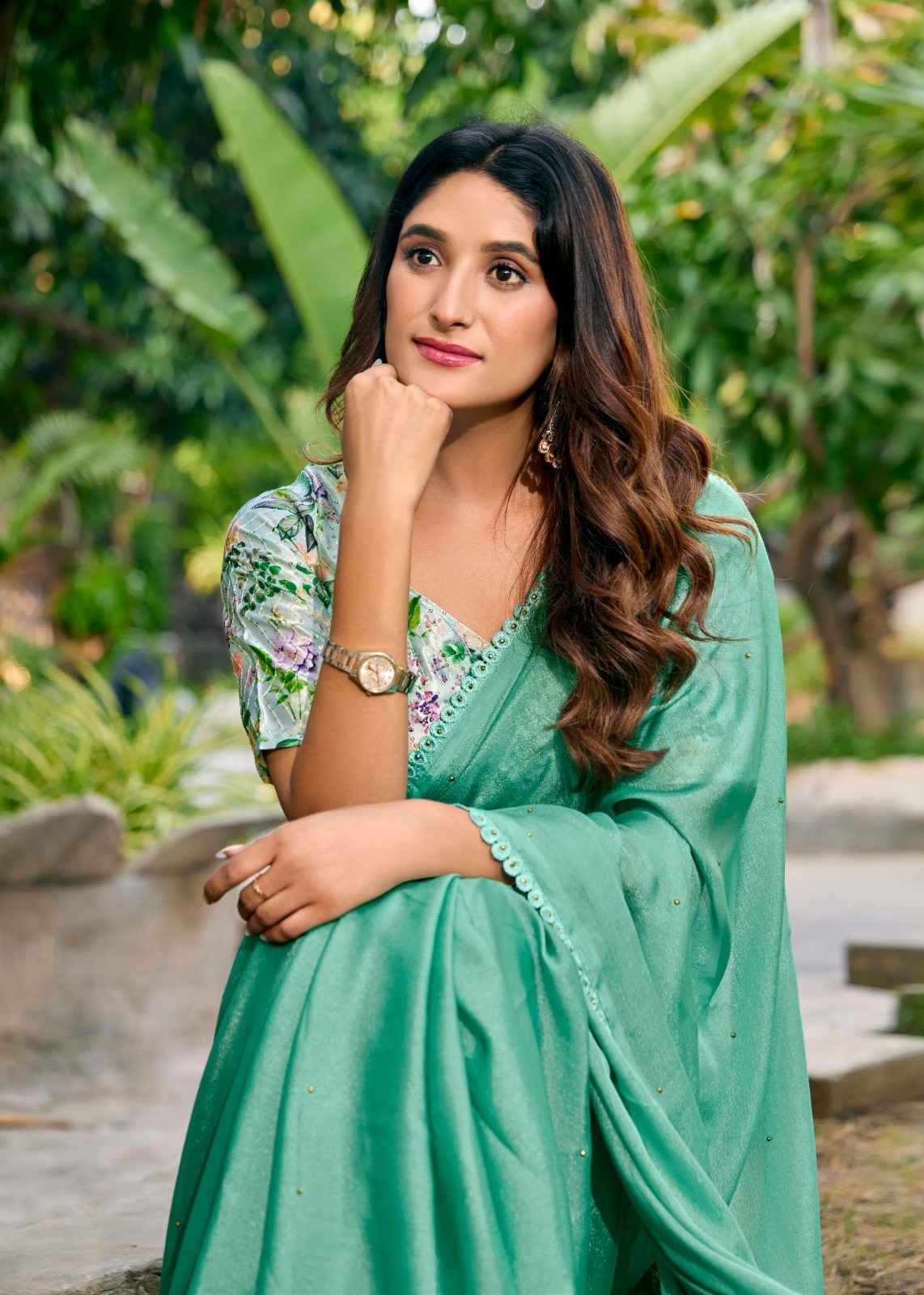 LT Fabrics Neel Vol 20 Mono Satin Saree 6 pcs Catalogue