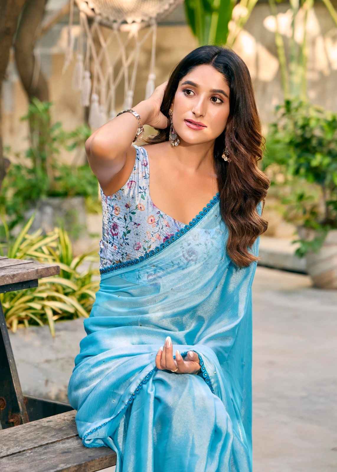 LT Fabrics Neel Vol 20 Mono Satin Saree 6 pcs Catalogue