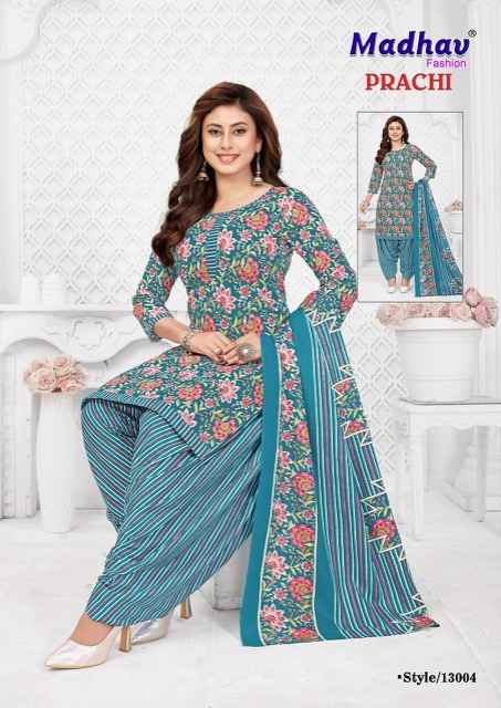 Madhav Fashion Prachi Vol 13 Cotton Dress Material 10 pcs Catalogue