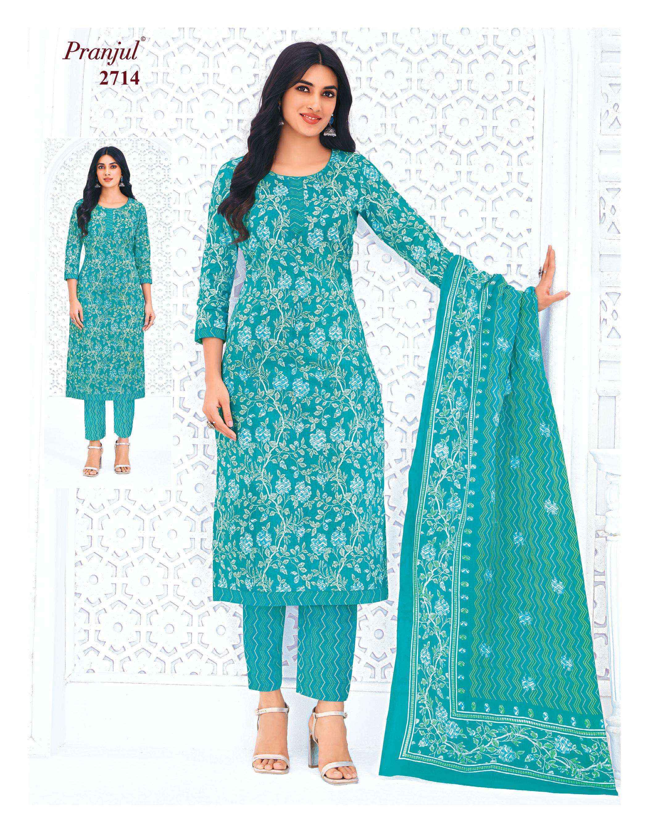 Pranjul Priyanka Vol 27 Readymade Cotton Dress 36 pcs Catalogue