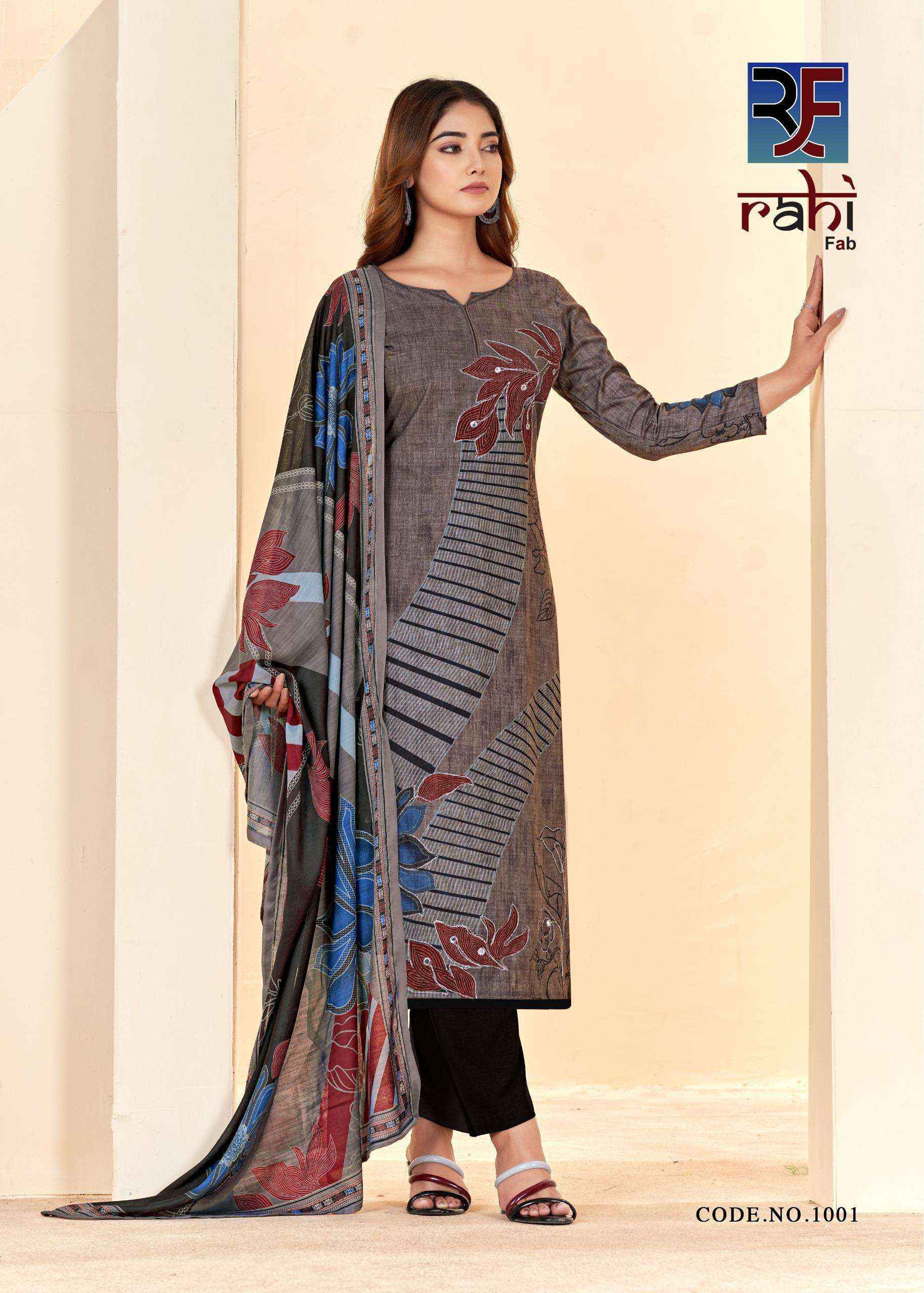 Rahi Fab Rising Silver Readymade Collection Cotton Dress 8 pcs Catalogue